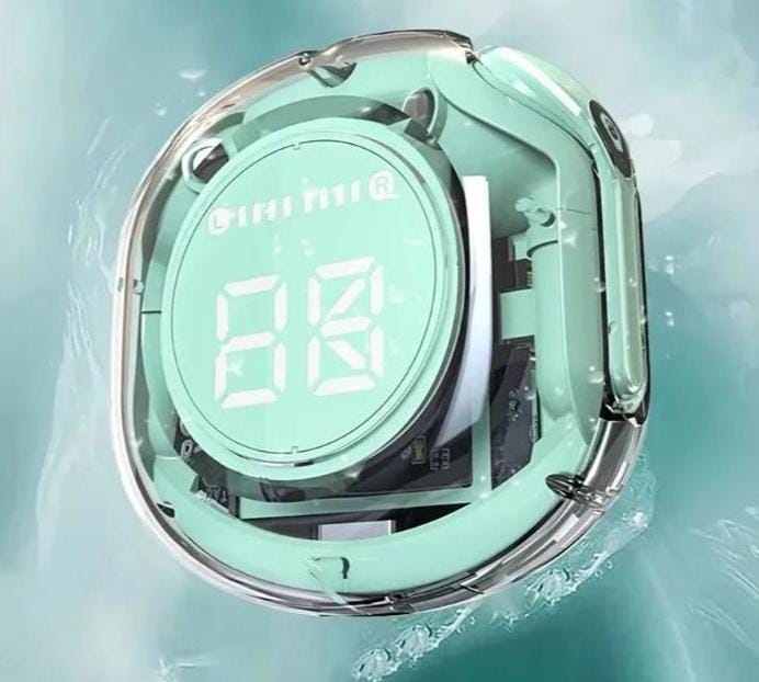 Air 39 Transparent  Earbuds – Touch Control, 7H Playtime, LED Display