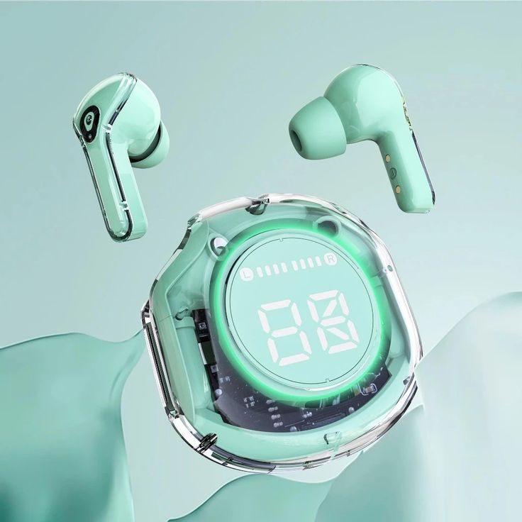 Air 39 Transparent  Earbuds – Touch Control, 7H Playtime, LED Display