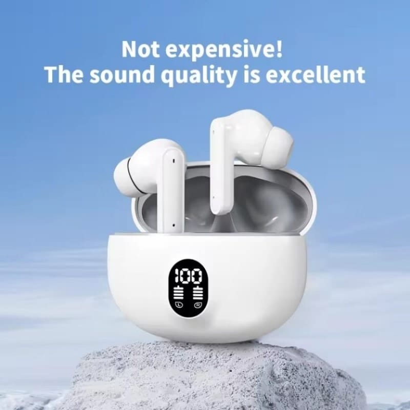 TWS Wireless Earbuds – LED Display, Type-C, Premium Sound