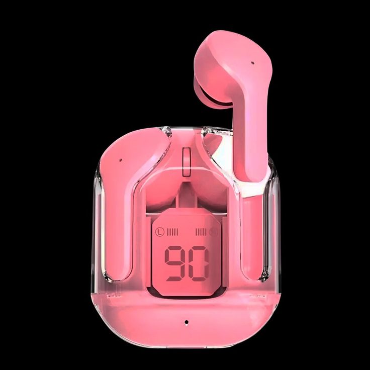 Air31 Earbuds Wireless | Crystal Transparent | LED Digital Display Airpods